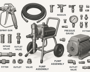 Collection image for: KMC airless spraying machines spare parts