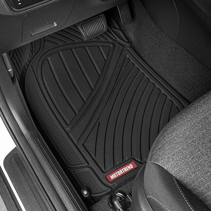 All Weather Rubber Car Floor Mats - 3 Piece Floor Mats