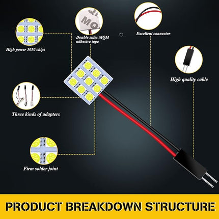 DIY LED Auto Lamp Panel Light (12V / 24V)