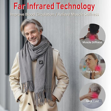Heated Scarf for Women and Men