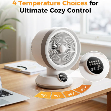 2-in-1 Heater Fan Combo
