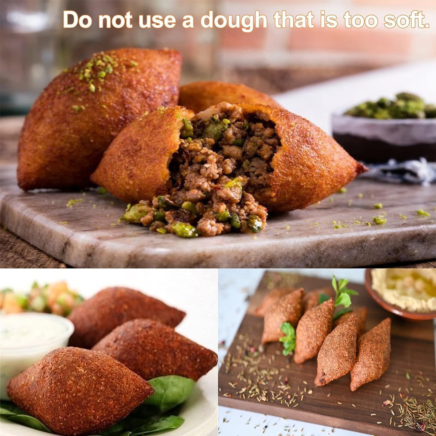 Mold Kibbeh Maker, e’rass mishwiyyeh (grilled) 9 cm Express Kibbeh kitchen tools cooking tools mold maker kibbeh press mold maker, kibbeh maker mold