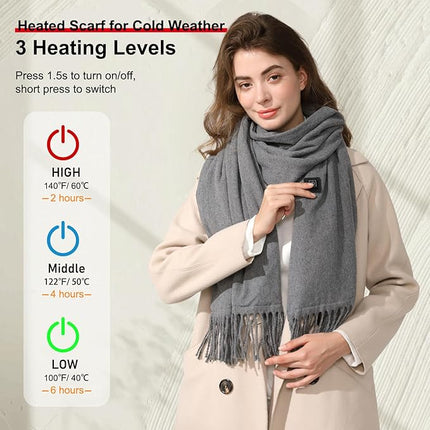 Heated Scarf for Women and Men