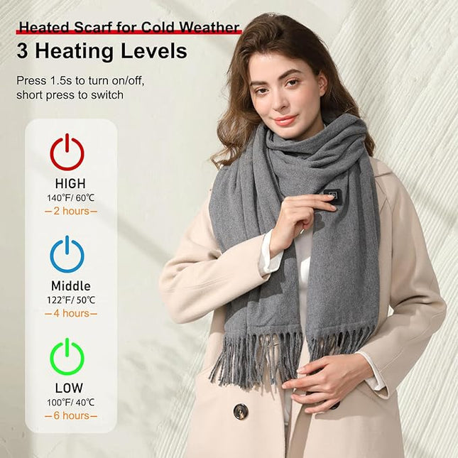 Heated Scarf for Women and Men