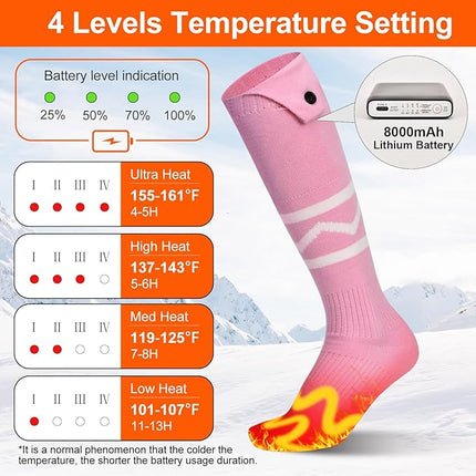 Heated Socks for Men /Women with App Control