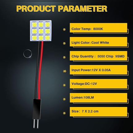 DIY LED Auto Lamp Panel Light (12V / 24V)
