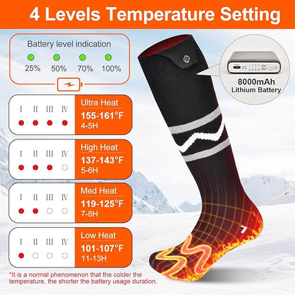 Heated Socks for Men /Women with App Control
